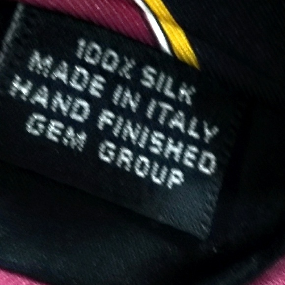 Vintage Gucci Chain Pattern Italian Silk Tie - Picture 4 of 7